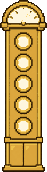 Brass elevator panel
